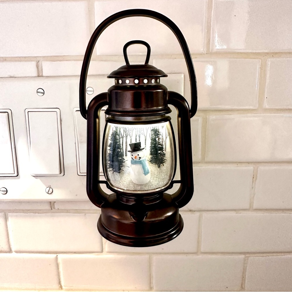 BBW Snowman Lantern Wallflower Nightlight